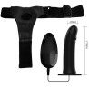 Pretty Love - Vito Strap On Avec Gode Creux Et Vibration 17.3 Cm